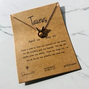 Taurus Astrology Sign Necklace♉️